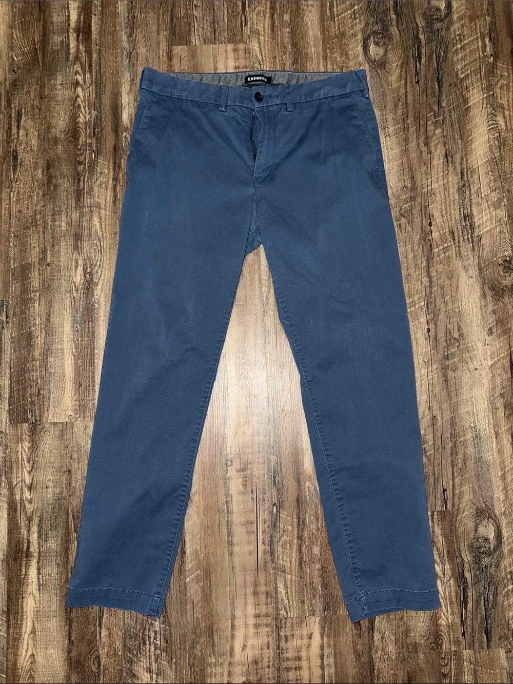 Express Men's Navy Slim Chino Pants